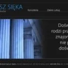 Przedsiębiorstwo 1 wizerunek KANCELARIA ADWOKACKA KRAKÓW - ADWOKAT DARIUSZ SIĘKA Kategoria w Kraków MA
