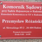 Przedsiębiorstwo 1 wizerunek KOMORNIK SĄDOWY PRZY SĄDZIE REJONOWYM W RADOMIU PRZEMYSŁAW RÓŻAŃSKI Komornicy w Radom MZ