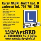 Przedsiębiorstwo 1 wizerunek NAUKA JAZDY ARTBED RYBNIK, KURSY NA PRAWO JAZDY KAT. B Nauka Jazdy w Rybnik SL