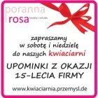 Przedsiębiorstwo 6 wizerunek PORANNA ROSA KWIACIARNIA URSZULA TOMASZEWSKA Kwiaciarnie w Przemyśl PK