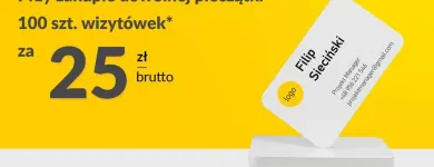 Przedsiębiorstwo 1 wizerunek KOLORMANIA Wizytówki w Lublin LU