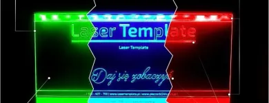 Przedsiębiorstwo 3 wizerunek LASER TEMPLATE Wizytówki w Kraków MA