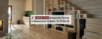 Przedsiębiorstwo 9 wizerunek PARKIET PLUS - PANELE PODŁOGI DREWNIANE TARASY SCHODY Schody, Balustrady, Poręcze w Radom MZ