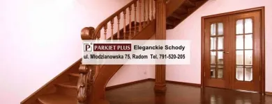 Przedsiębiorstwo 12 wizerunek PARKIET PLUS - PANELE PODŁOGI DREWNIANE TARASY SCHODY Schody, Balustrady, Poręcze w Radom MZ