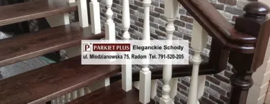 Przedsiębiorstwo 18 wizerunek PARKIET PLUS - PANELE PODŁOGI DREWNIANE TARASY SCHODY Schody, Balustrady, Poręcze w Radom MZ