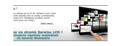 Przedsiębiorstwo 2 wizerunek SERWIS LCD Rtv, Wideo, Dvd - Naprawa w Wrocław DS