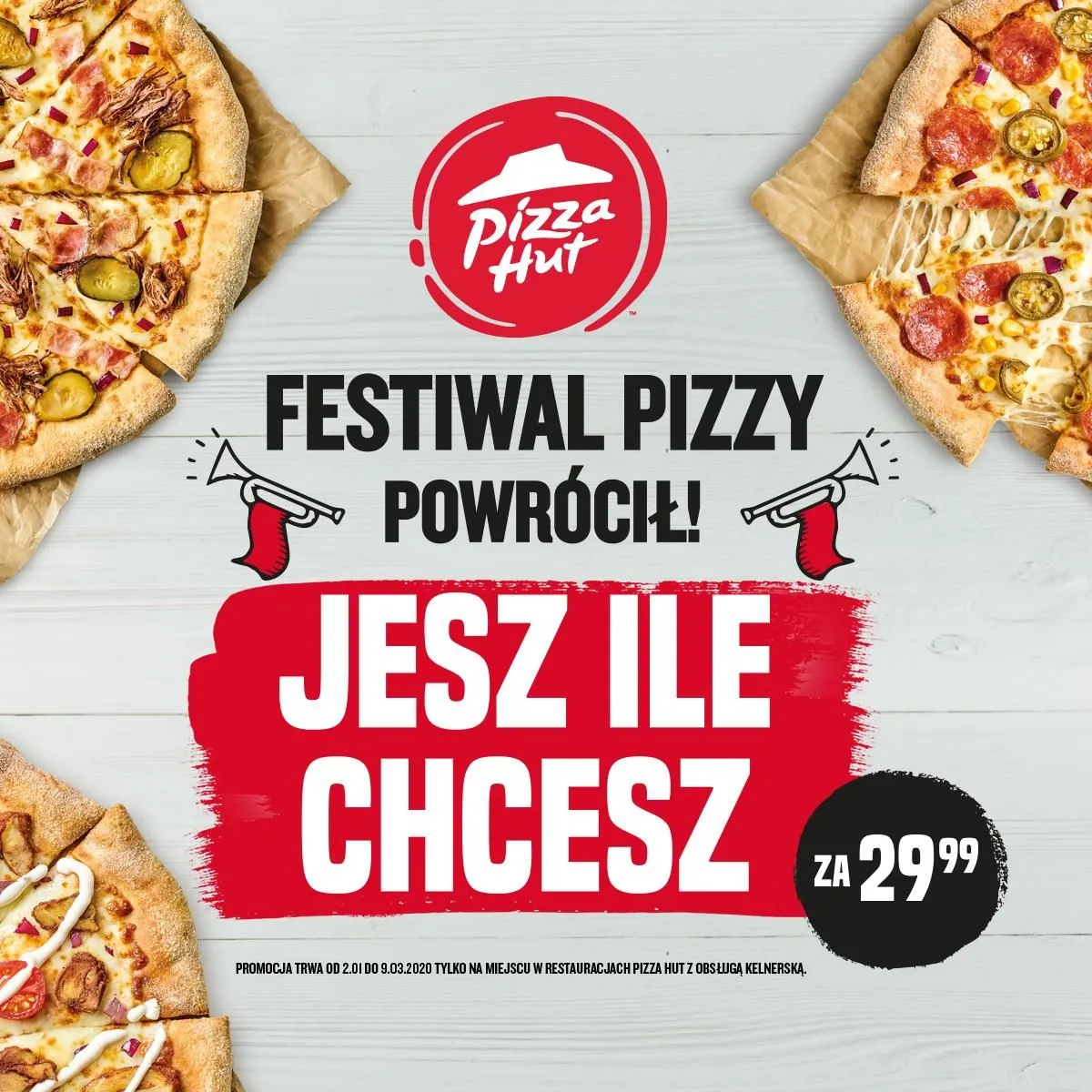 Przedsiębiorstwo 3 wizerunek PIZZA HUT RZESZÓW MILLENIUM HALL