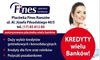 Przedsiębiorstwo 4 wizerunek FINES OPERATOR BANKOWY RZESZÓW