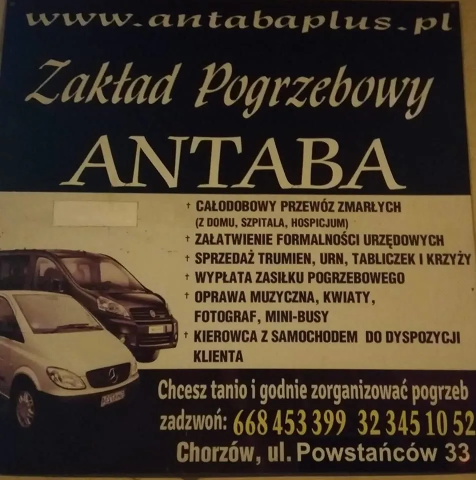 Przedsiębiorstwo 4 wizerunek ZAKŁAD POGRZEBOWY ANTABA